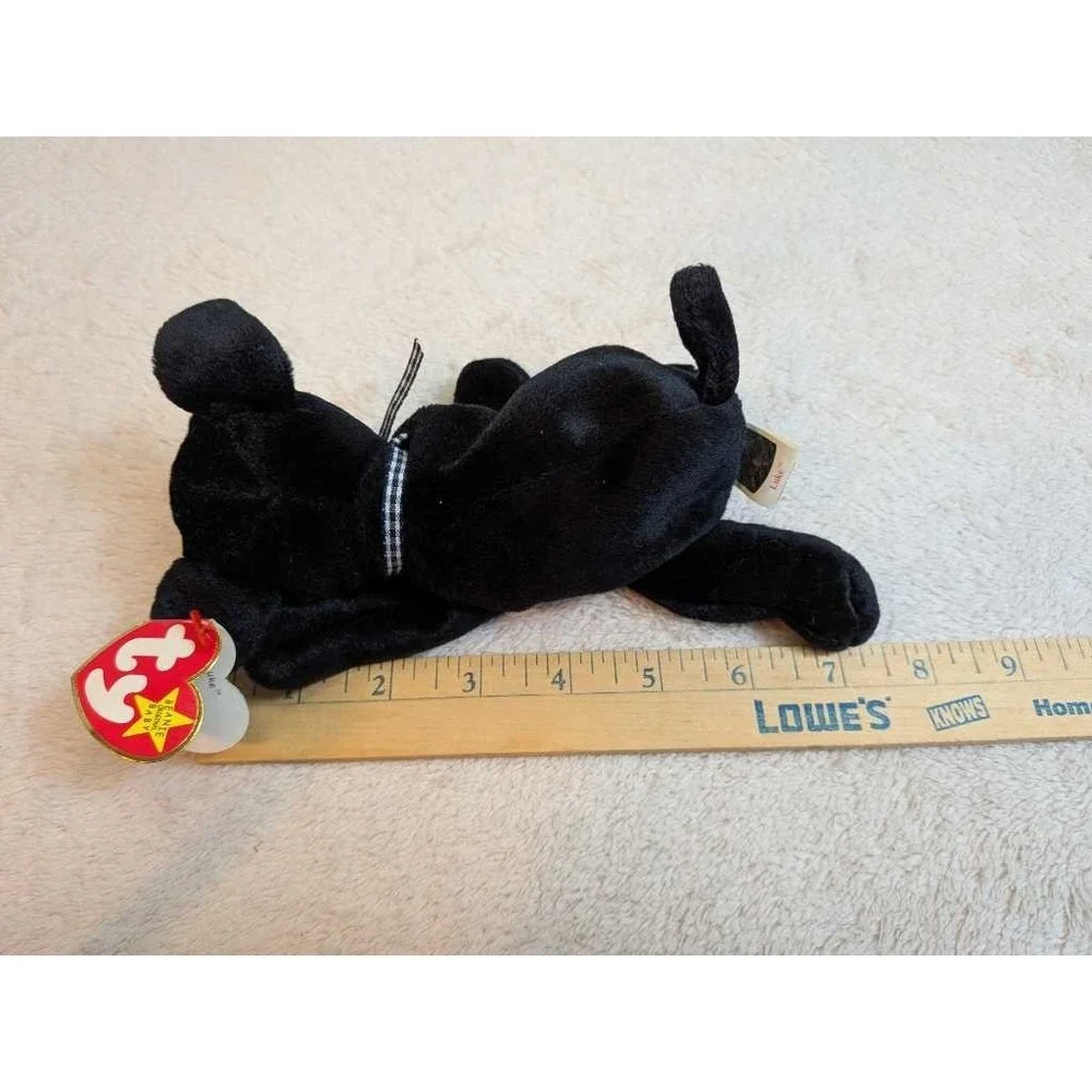 Ty‎ Beanie Baby Luke Black Labrador Dog Plush 1998